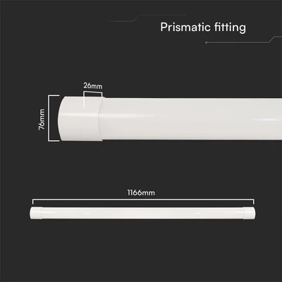 V-TAC bútor, - és pultvilágító LED lámpa 117cm 40W CCT - SKU 23680