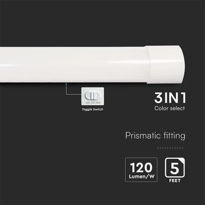 V-TAC bútor, - és pultvilágító LED lámpa 147cm 50W CCT - SKU 23681