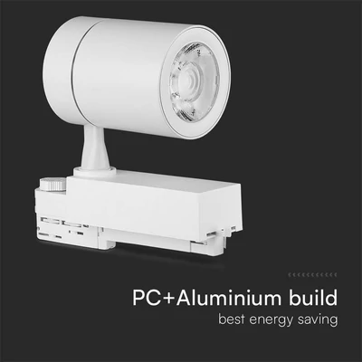 V-TAC COB LED sínes spotlámpa állítható 35W meleg fehér - SKU 211255