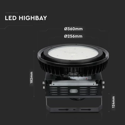 V-TAC csarnokvilágító LED lámpa dimmelhető 500W 120 Lm/W 120° hideg fehér - SKU 509