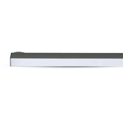 V-TAC ezüst mennyezetre függeszthető lineáris LED lámpa 120cm 40W hideg fehér - SKU 21601