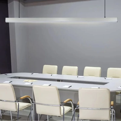 V-TAC ezüst mennyezetre függeszthető lineáris LED lámpa 120cm 40W hideg fehér - SKU 21601