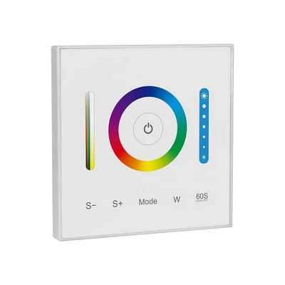 V-TAC fali DC12-24V 3in1 rádiófrekvenciás LED szalag vezérlő, 5A/csatorna, maximum 10A - SKU 2915