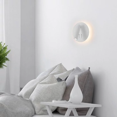 V-TAC fali LED COB olvasólámpa fehér 3+6W meleg fehér - SKU 1489