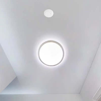 V-TAC fehér mikrohullámú szenzoros lapos mennyezeti mozgásérzékelő, 360°, IP20 - SKU 23163