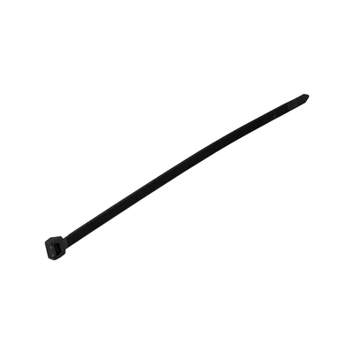 V-TAC fekete, műanyag gyorskötöző 2.5x200mm, 100db/csomag - SKU 11164