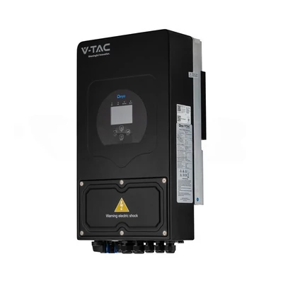 V-TAC feketeházas háromfázisú Deye SUN-10K-SG04LP3-EU, 10kW hibrid napelem inverter - SKU 12307