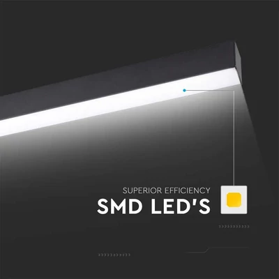 V-TAC felületre szerelhető lineáris fényerőszabályozható LED lámpa 40W, hideg fehér - 20464