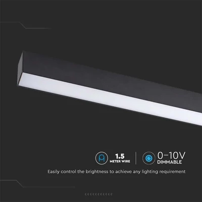 V-TAC felületre szerelhető lineáris fényerőszabályozható LED lámpa 40W, hideg fehér - 20464