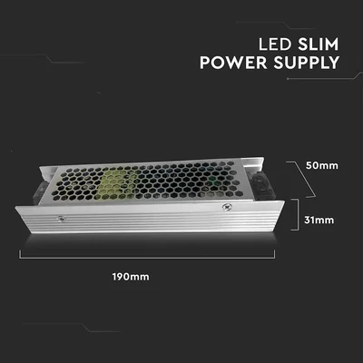 V-TAC fémházas LED tápegység 24V 120W 5A - SKU 3262