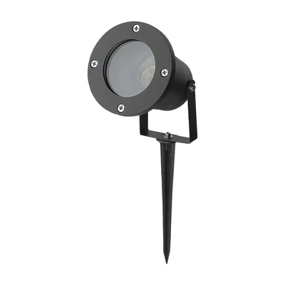 V-TAC kerti lámpa, földbe szúrható talajlámpa, IP65, GU10 foglalattal - SKU 7571