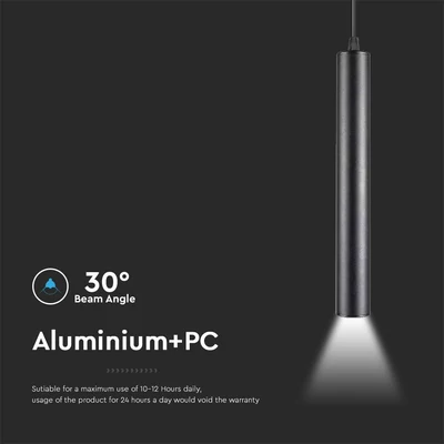 V-TAC függesztett 15W spot LED lámpatest Slim 48V mágneses sínhez, természetes fehér - SKU 10263