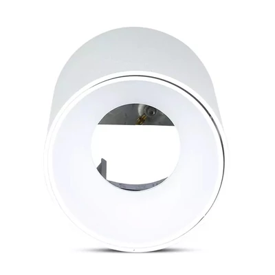 V-TAC GU10 LED falon kívüli lámpatest, fehér+fehér - SKU 8588