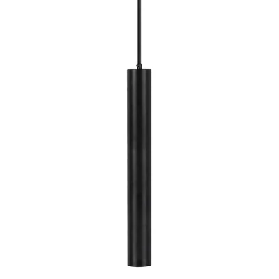 V-TAC GU10 LED mennyezetre függeszthető lámpatest, fekete, arany belsővel, 50 cm - SKU 6687