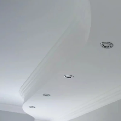V-TAC GU10 LED spot lámpa keret, matt króm billenthető lámpatest - SKU 3588