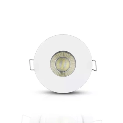 V-TAC GU10 LED spotlámpa keret, fehér billenthető lámpatest - SKU 3611