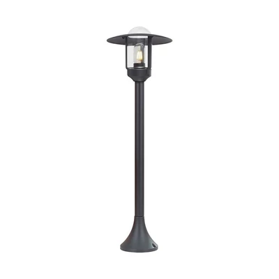V-TAC kültéri állólámpa, üveg búrával, 98cm magas, fekete, E27 foglalattal - SKU 10423