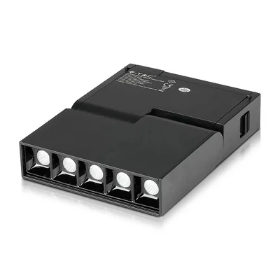 V-TAC LED dönthető spotlámpa mágneses sínhez 10W CRI>90 UGR<19 meleg fehér - SKU 7962