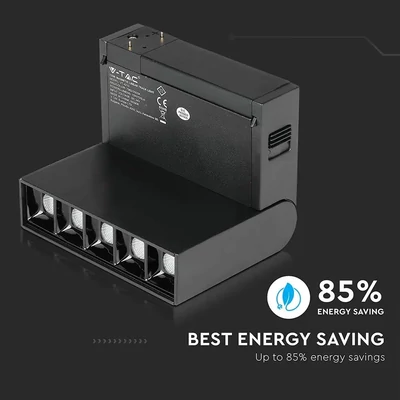 V-TAC LED dönthető spotlámpa mágneses sínhez 10W CRI>90 UGR<19 meleg fehér - SKU 7962