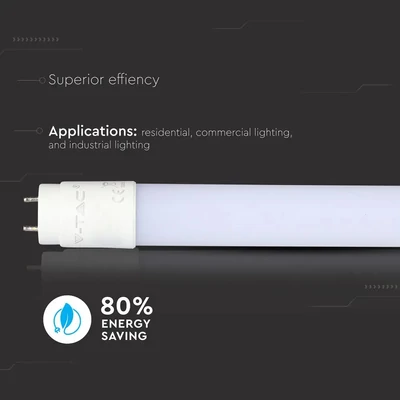 V-TAC LED fénycső 150cm T8 15W meleg fehér 150 lm/W - SKU 6480