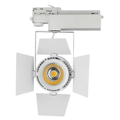 V-TAC LED sínes spotlámpa állítható 33W CRI>90 hideg fehér - SKU 370
