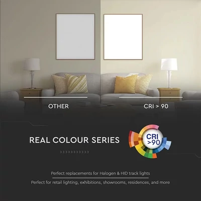 V-TAC LED sínes spotlámpa állítható 33W CRI>90 meleg fehér - SKU 368