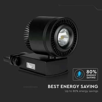 V-TAC LED sínes spotlámpa állítható CRI>95 45W hideg fehér - SKU 1238