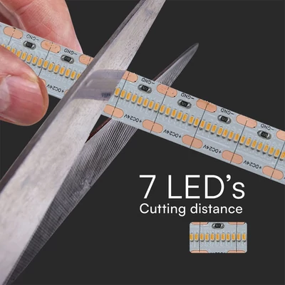 V-TAC LED szalag IP20 SMD 2110 chip 700 db/m meleg fehér CRI>90 - SKU 212602