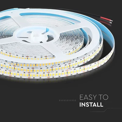 V-TAC LED szalag IP20 SMD 2835 chip 240 db/m természetes fehér, 110LM/W - SKU 21321