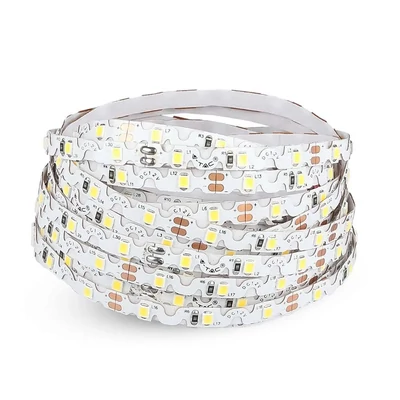 V-TAC LED szalag IP20 SMD 2835 chip 60 db/m hideg fehér, 80LM/W - SKU 212561