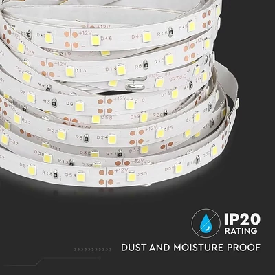 V-TAC LED szalag IP20 SMD 3528 chip 60 db/m zöld, 100LM/W - SKU 212011