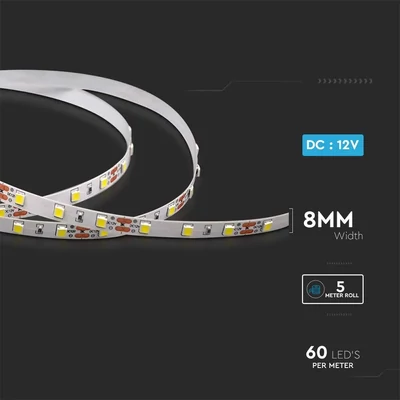 V-TAC LED szalag IP20 SMD 4040 chip 60 db/m természetes fehér - SKU 2932