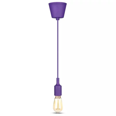 V-TAC lila szilikon függeszték, E27 foglalattal - SKU 3483