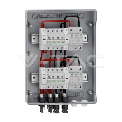 V-TAC / LSP SLP-PV1000-S-2.2 napelem elosztódoboz védelmekkel, IP65, IK08 - SKU 11951