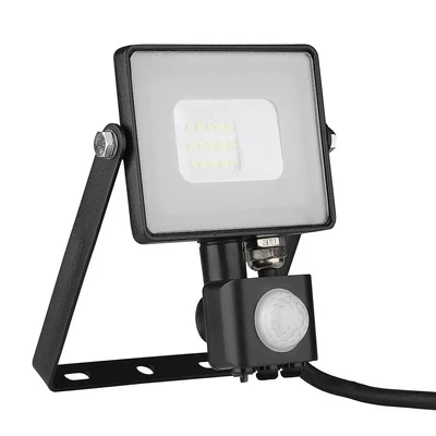 V-TAC mozgásérzékelős LED reflektor 10W természetes fehér Samsung chip - SKU 437