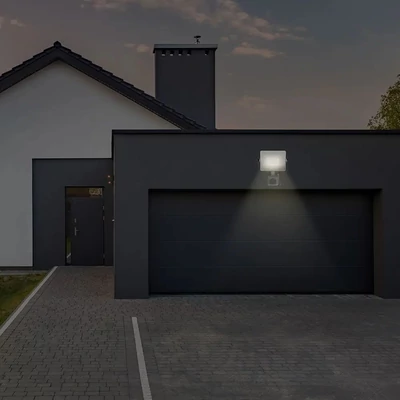 V-TAC mozgásérzékelős LED reflektor 20W meleg fehér Samsung chip - SKU 448