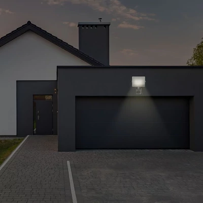 V-TAC mozgásérzékelős LED reflektor 30W meleg fehér Samsung chip - SKU 457