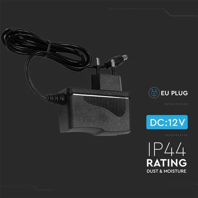 V-TAC műanyagházas IP44 LED tápegység 12V 18W 1.5A - SKU 3237