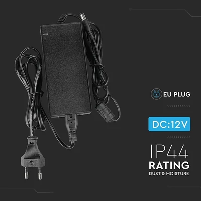 V-TAC műanyagházas IP44 LED tápegység 12V 30W 2.5A - SKU 3238