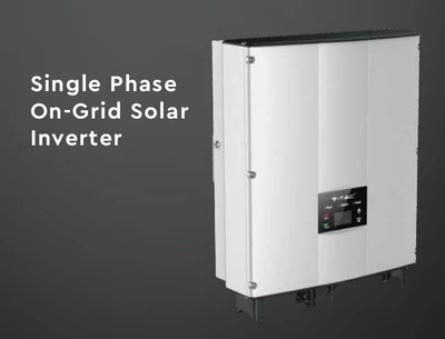 V-TAC napelemekhez való egyfázisú 3kW On-Grid rendszerű inverter, LCD kijelzővel - SKU 11379