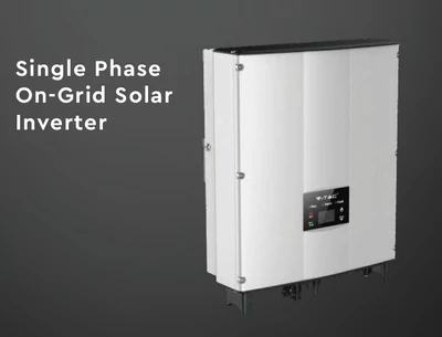 V-TAC napelemekhez való egyfázisú 5kW On-Grid rendszerű inverter, LCD kijelzővel - SKU 11370