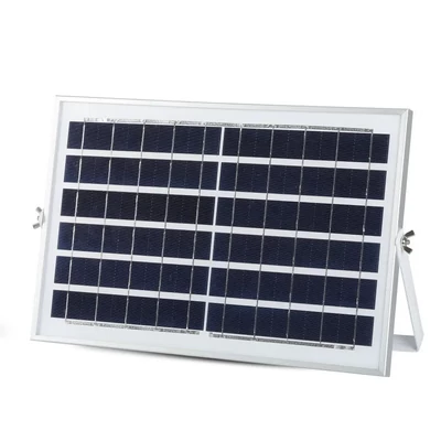 V-TAC napelemes LED reflektor 12W természetes fehér 5000 mAh - SKU 8573