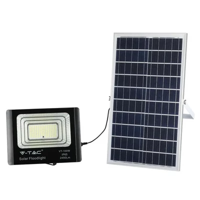 V-TAC napelemes LED reflektor 35W természetes fehér 15000 mAh - SKU 8576