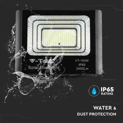 V-TAC napelemes LED reflektor 35W természetes fehér 15000 mAh - SKU 8576