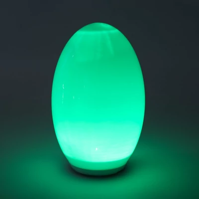 V-TAC napelemes ovális gömb alakú RGB+meleg fehér színváltós akkus LED dekoráció - SKU 8557