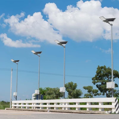 V-TAC Napelemes utcai térvilágító, 3000 Lumen, természetes fehér, Bridgelux SMD LED - SKU 10226