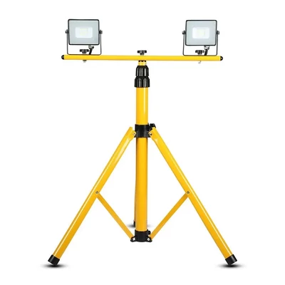 V-TAC reflektor tartó állvány, tripod - sárga - SKU 9104