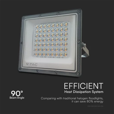 V-TAC RLE 50W LED reflektor, állítható színhőmérséklettel, szürke házzal - SKU 23614