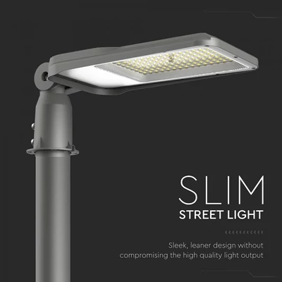 V-TAC RLE utcai LED lámpa, térvilágító ledes lámpatest 50W, PC búra, természetes fehér - SKU 23620