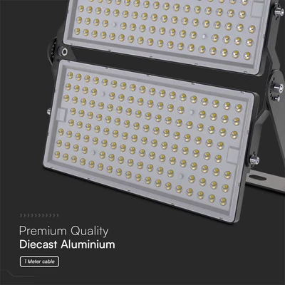 V-TAC SHP 500W LED reflektor, 135 Lm/W, 1 méter kábel, hideg fehér - SKU 97212